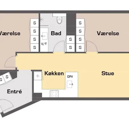 Fantastic 2-Br Apartment In Odense Harbour - 138 Apartament Odense